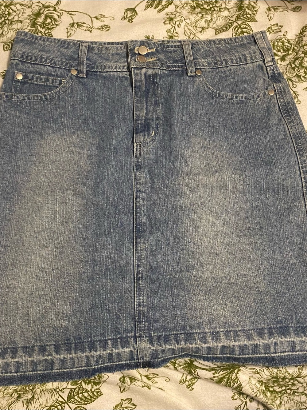 Cato Girls Denim Skirt - Light Blue Wash